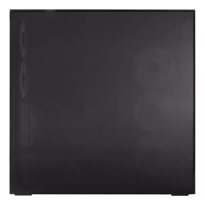 ARCTIC Xtender (zwart) Premium E-ATX pc-behuizing, midi-tower, pc, zwart, EATX, metaal, gehard glas, gaming