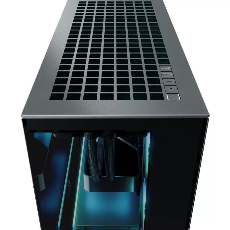 ARCTIC Xtender (zwart) Premium E-ATX pc-behuizing, midi-tower, pc, zwart, EATX, metaal, gehard glas, gaming