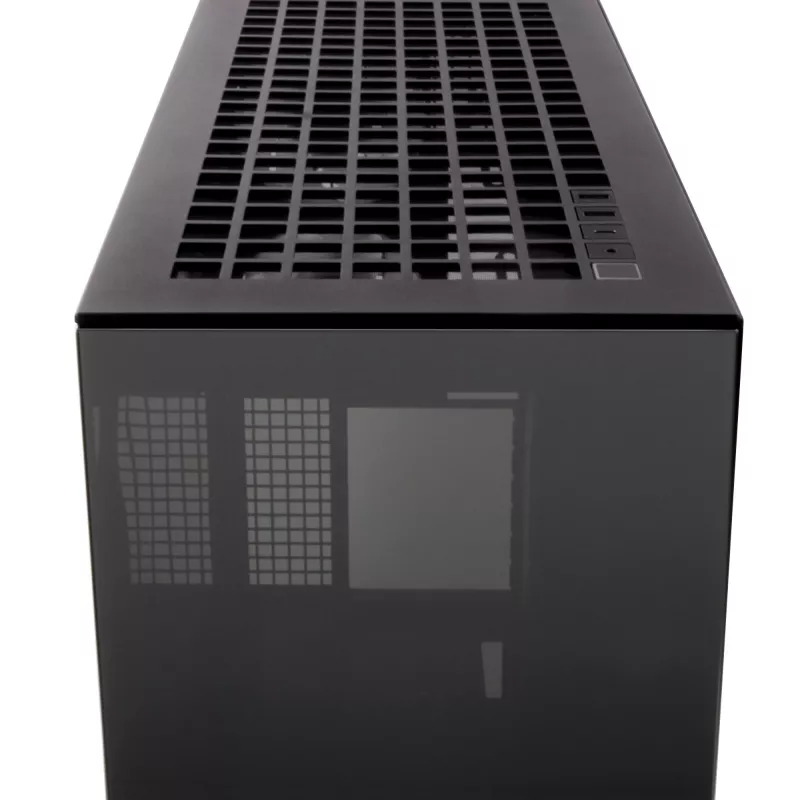 ARCTIC Xtender (zwart) Premium E-ATX pc-behuizing, midi-tower, pc, zwart, EATX, metaal, gehard glas, gaming