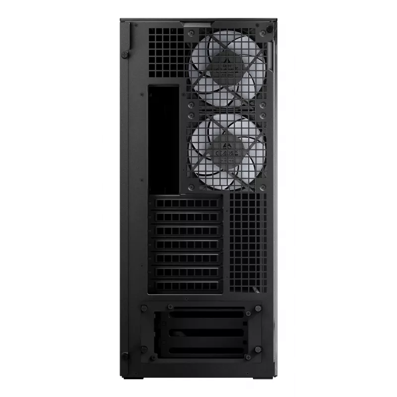 ARCTIC Xtender (zwart) Premium E-ATX pc-behuizing, midi-tower, pc, zwart, EATX, metaal, gehard glas, gaming