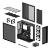 ARCTIC Xtender (zwart) Premium E-ATX pc-behuizing, midi-tower, pc, zwart, EATX, metaal, gehard glas, gaming