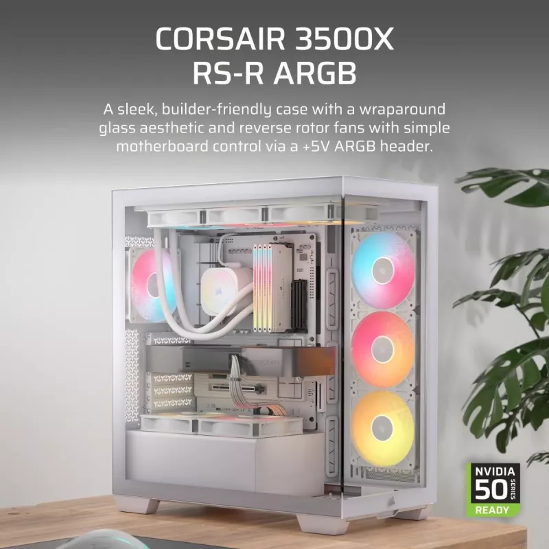CORSAIR midi-tower 3500X RS-R ARGB wit