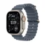 APPLE Watch Ultra 3 (2025) LTE 49mm titanium behuizing met Ocean Band - blauw