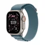 APPLE Watch Ultra 3 (2025) LTE 49mm titanium behuizing met Alpine Loop Medium - blauw