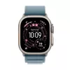 APPLE Watch Ultra 3 (2025) LTE 49mm titanium behuizing met Alpine Loop Medium - blauw