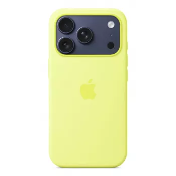 APPLE iPhone 17 Pro – siliconen hoesje met MagSafe – neongeel