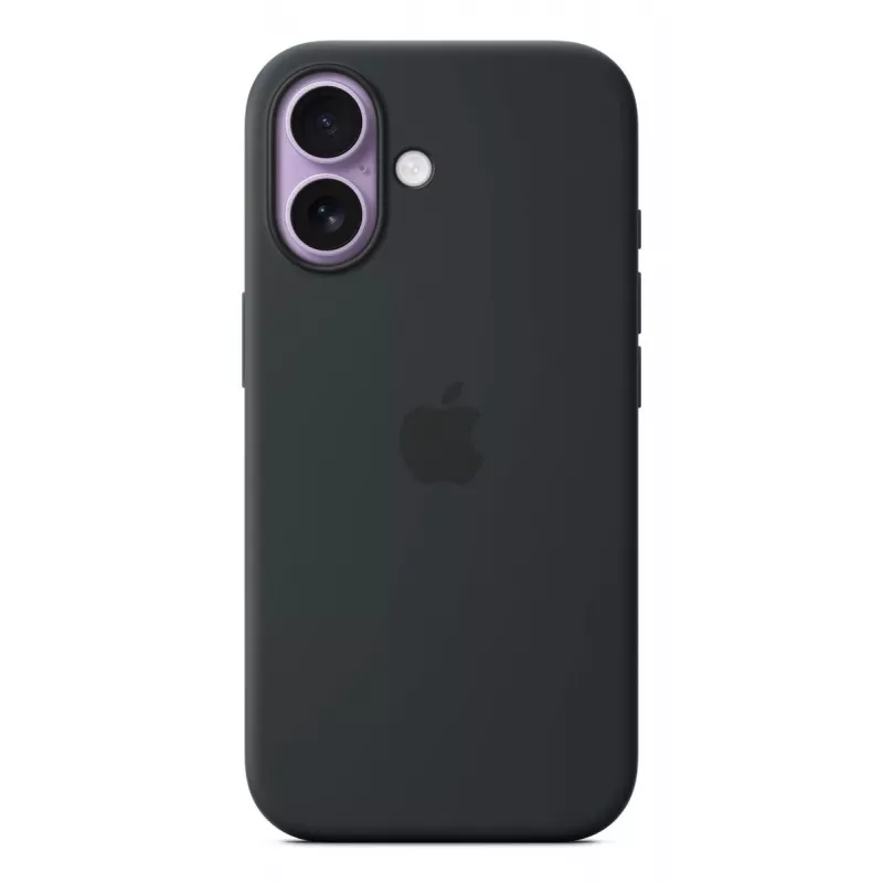 Apple Silicone Case met MagSafe iPhone 17 zwart