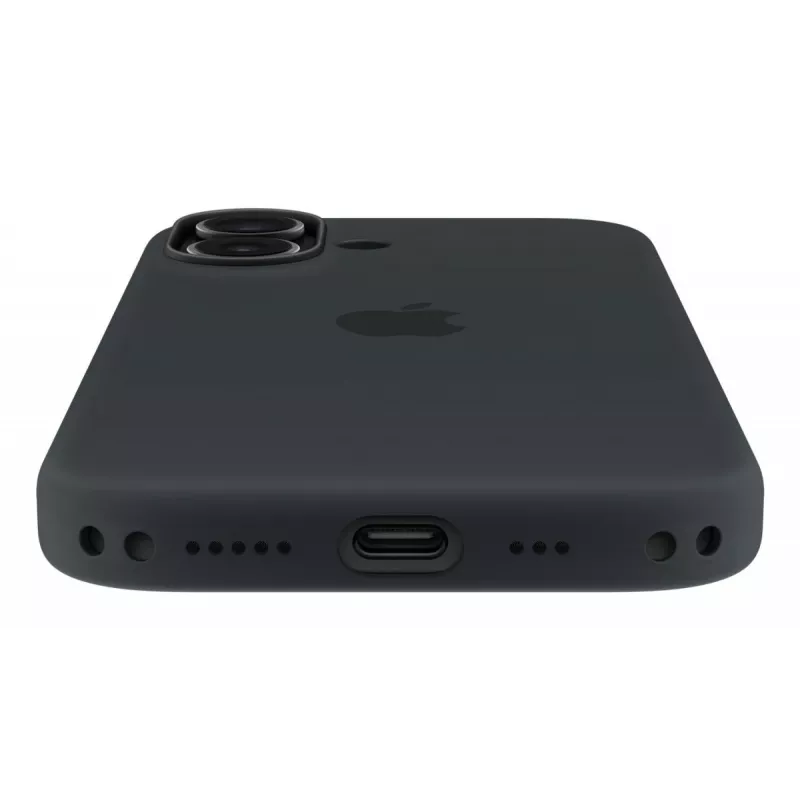 Apple Silicone Case met MagSafe iPhone 17 zwart