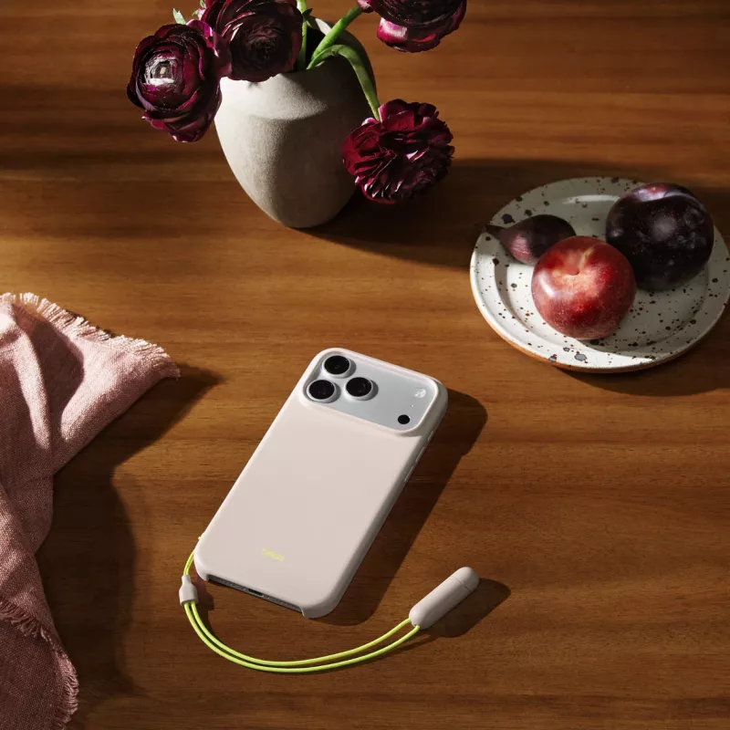 APPLE Beats iPhone 17 Pro Max - kickstand-case met MagSafe en camerabediening - Lime Stone