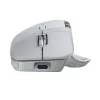 Logitech muis MX Master 4 — rechtshandig, laser 8000 DPI, RF draadloos + Bluetooth, 8 knoppen, grijs