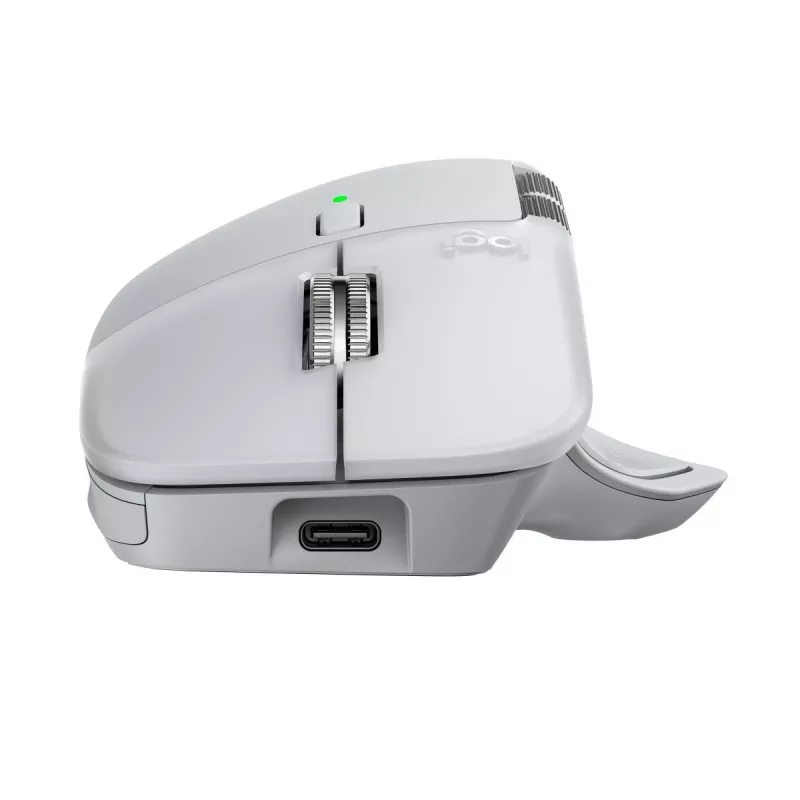 LOGITECH MX Master 4 voor Mac - draadloze muis - wit-zilver