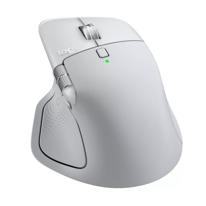 LOGITECH MX Master 4 voor Mac - draadloze muis - wit-zilver