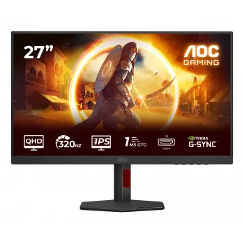 AOC G4 Q27G4SRU computermonitor 68,6 cm (27 inch) 2560 x 1440 pixel Quad HD LED zwart, rood