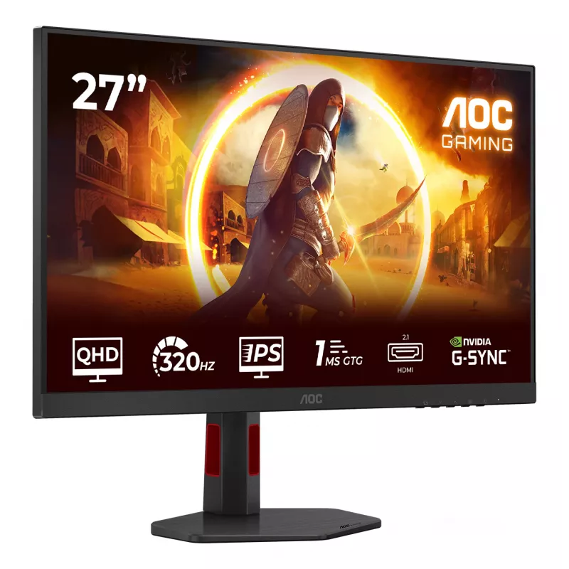 AOC G4 Q27G4SRU computermonitor 68,6 cm (27 inch) 2560 x 1440 pixel Quad HD LED zwart, rood