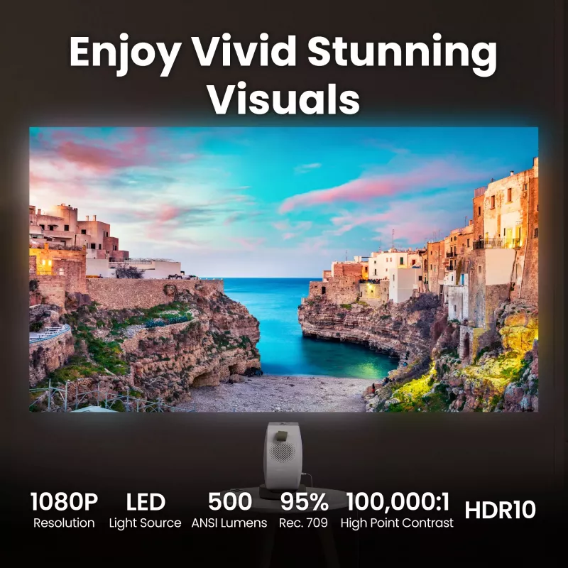 BenQ GV32 500 ANSI lumen DLP 1080p (1920x1080) wit