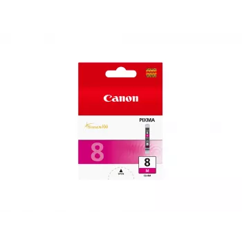 Canon CLI-8M magenta inktpatroon, magenta, pigmentinkt, 1 stuk, 565 pagina's