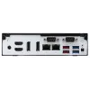 Shuttle slimme pc DH770, S1700, 2x HDMI, 2x DP, 2x 2.5G LAN, 2x COM, 8x USB, 1x 2,5 inch, 2x M.2, 24/7 continu gebruik, incl. VESA