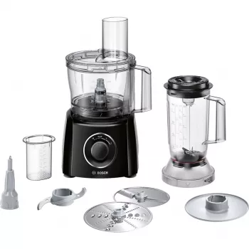 Bosch MCM3201B keukenmachine 800 W 2,3 L zwart, transparant