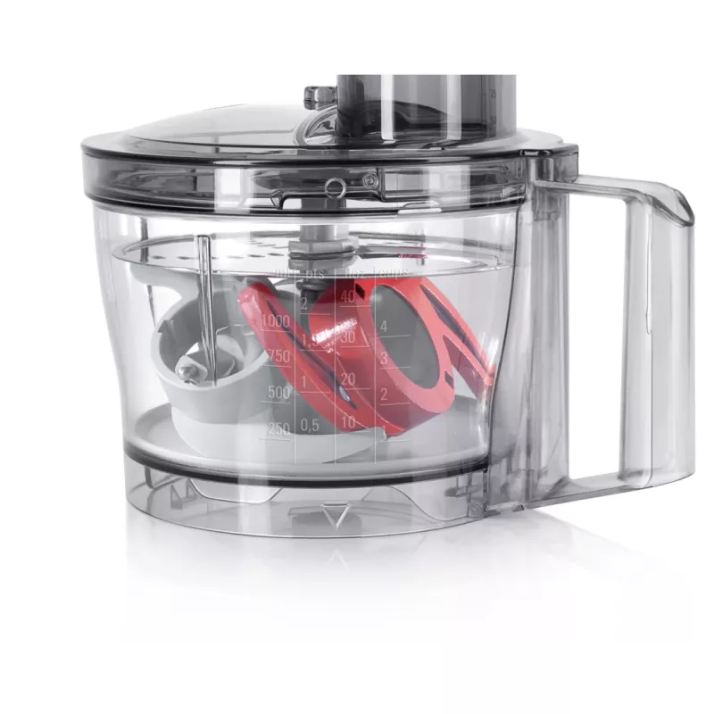 Bosch MCM3201B keukenmachine 800 W 2,3 L zwart, transparant