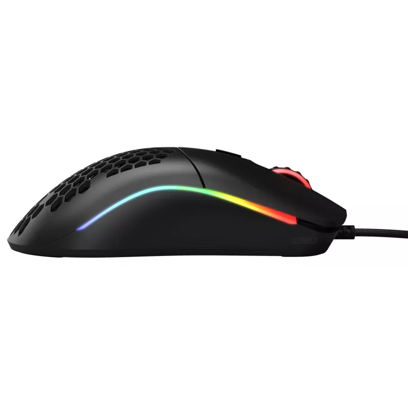 Glorious Gaming Glorious Model O muis regular (zwart), rechtshandig, optisch, USB Type-A, 12000 DPI, zwart