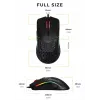 Glorious Gaming Glorious Model O muis regular (zwart), rechtshandig, optisch, USB Type-A, 12000 DPI, zwart