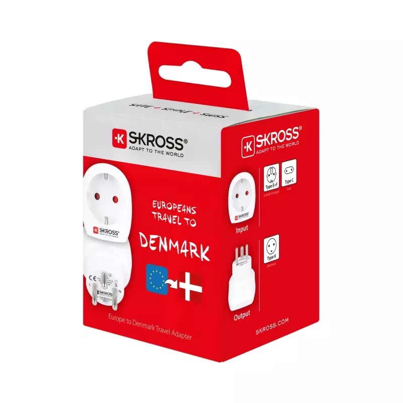 Stroomstekkeradapter Type C eurostekker Skross 1.500232-E