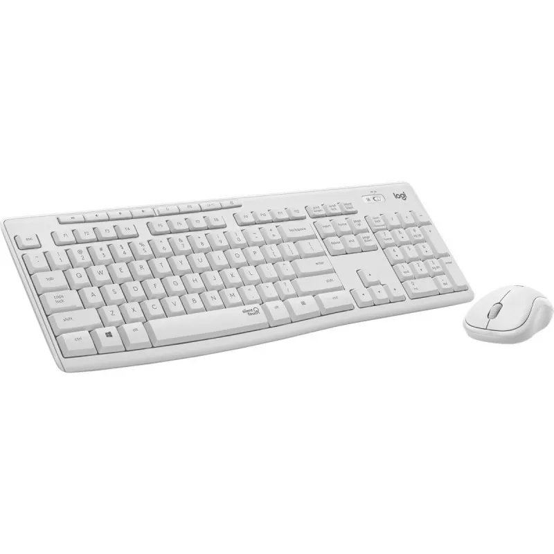 LOGITECH Mk295 Silent Wireless Combo, crèmewit, QWERTY, Deens/Noors/Zweeds/Fins