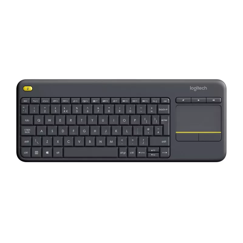 LOGITECH draadloos touch-toetsenbord K400 Plus - zwart - Qwerty UK