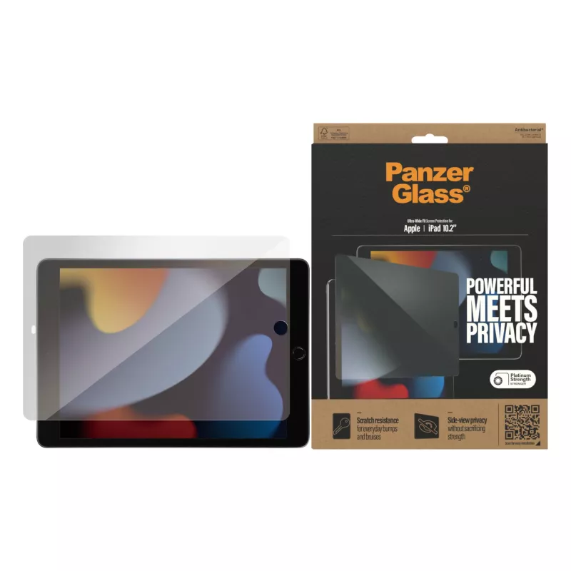 PanzerGlass ® privacy screenprotector iPad 10.2″ (2019, 2020-2021)