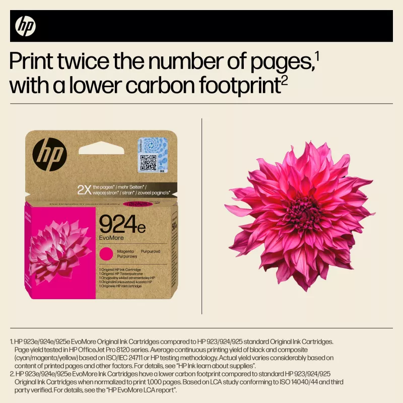 HP 924e EvoMore magenta originele inktcartridge
