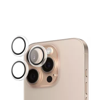 PanzerGlass ® Hoops® Cameralensbescherming Transparant iPhone 16 Pro | 16 Pro Max