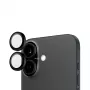 PanzerGlass ® Hoops® Cameralensbescherming Zwart iPhone 16 | 16 Plus