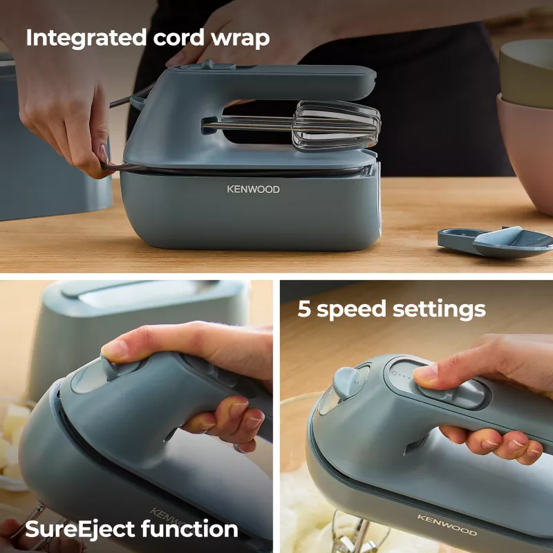 Kenwood HMP40.000GY Handmixer 350 W Blauw