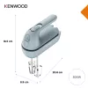 Kenwood HMP40.000GY Handmixer 350 W Blauw