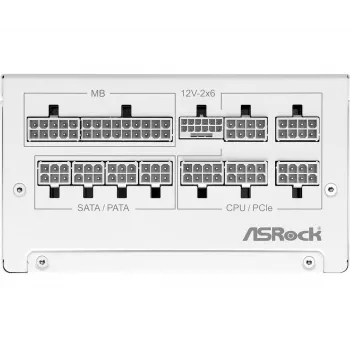 ASROCK Steel Legend SL-850G 850 W 80+ Gold witte ATX-voeding