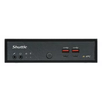 Shuttle Slim AI PC DN11H9 Intel Core Ultra 9 185H, Intel Arc Graphics, 2xHDMI, 2x DP, 4x 2,5 Gbit LAN, VESA, 24/7 continu gebruik