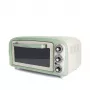 Ariete 979 Design Elektrische oven 18 liter, geschikt voor 30 cm pizza, 1380 W, 3 inschuifniveaus, 60 minuten timer, RVS, Pastelgroen