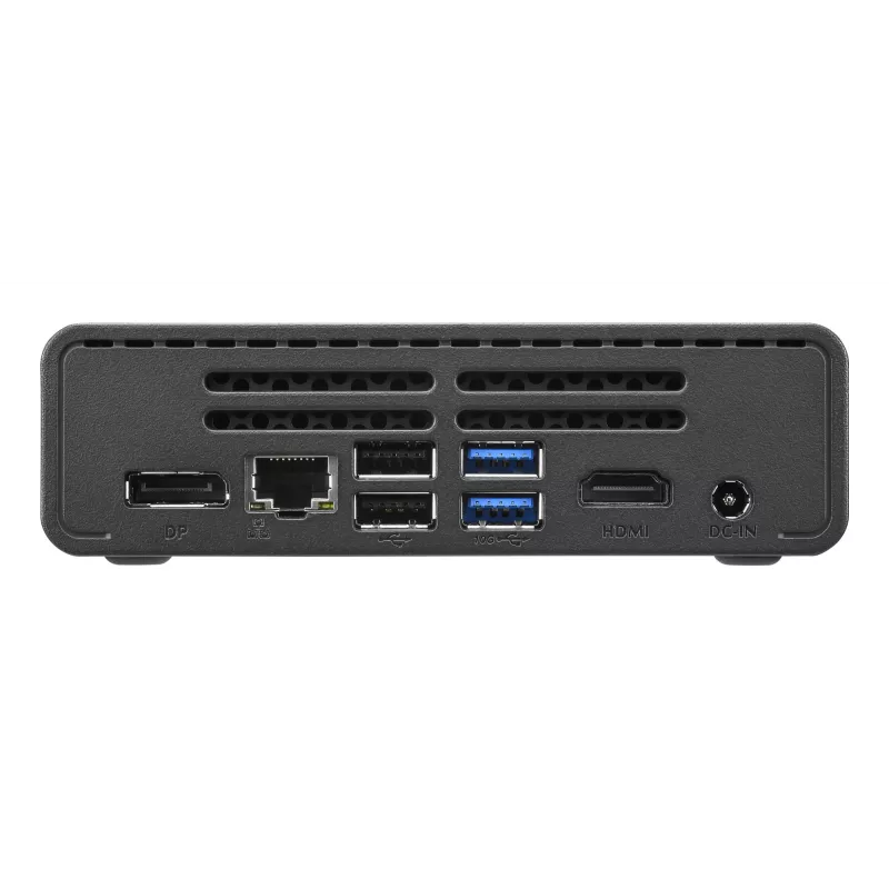 Shuttle Nano PC NE10N, Intel N 100, 1x HDMI, 1x DP, 6x USB, 1x LAN, ventilatorloos, 24/7 continu gebruik, incl. VESA