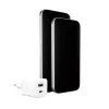 PanzerGlass empower™ by ® Turbo 35W oplader incl. USB-C + USB-A | EU-stekker | Silver White