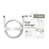 PanzerGlass empower™ by ® Racing 240W USB-C-naar-USB-C-kabel | USB 2.0 | 2 m | Zilverwit