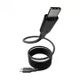 PanzerGlass empower™ by ® Magnetic 240W USB-C naar USB-C kabel | USB 2.0 | 1,5 m | Space Black
