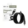 PanzerGlass empower™ by ® Magnetic 240W USB-C naar USB-C kabel | USB 2.0 | 1,5 m | Space Black
