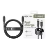PanzerGlass empower™ by ® Racing 240W USB-C-naar-USB-C-kabel | USB 2.0 | 1,2 m | Space Black