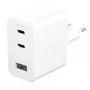 PanzerGlass empower™ by ® Turbo 70W meervoudige oplader incl. 2 x USB-C + USB-A | EU-stekker | Silver White