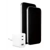 PanzerGlass empower™ by ® Turbo 70W meervoudige oplader incl. 2 x USB-C + USB-A | EU-stekker | Silver White