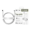 PanzerGlass empower™ by ® Racing 60W USB-C naar Lightning kabel | USB 2.0 | 1,2 m | Zilverwit