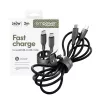 PanzerGlass empower™ by ® Racing 240W USB-C-naar-USB-C-kabel | USB 2.0 | 2M | Space Black