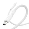 PanzerGlass empower™ by ® Racing 240W USB-C-naar-USB-C-kabel | USB 2.0 | 1,2 m | Zilverwit
