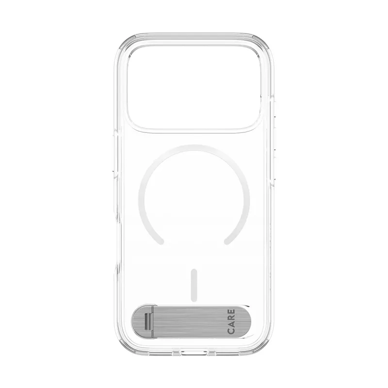 PanzerGlass CARE™ by ® hoesje transparant met standaard & MagSafe iPhone 17 Pro