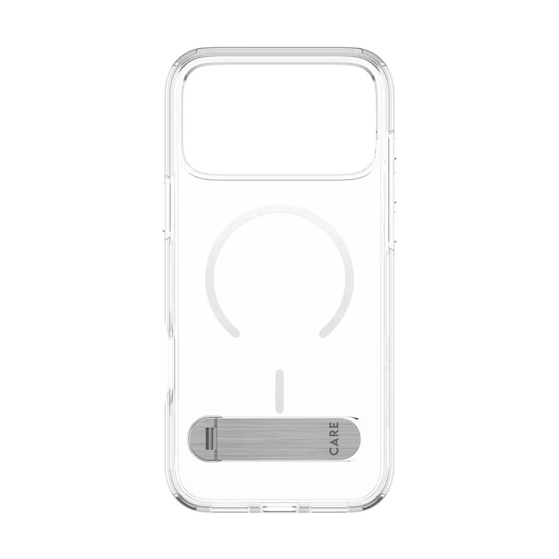 PanzerGlass CARE™ by ® hoesje transparant met kickstand & MagSafe iPhone 17 Pro Max